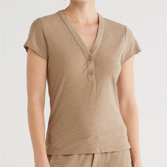 James Perse Tops - NWT James Perse Henley T-Shirt Size 4 (fits like 12 US)